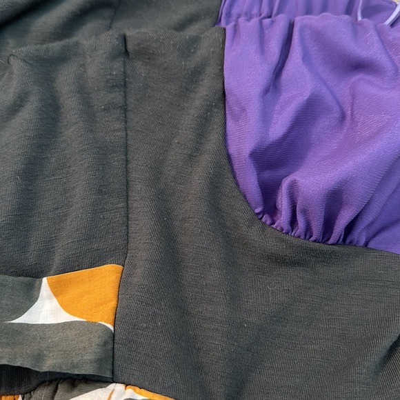 Strapless Anthropologie Hype Sundress polka dots colorful multicolor fit flare - Picture 12 of 14